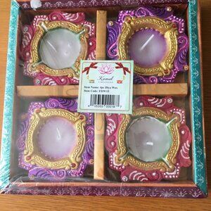 Traditional Handmade Diya Candle Lamps from India for Diwali Holiday of Light